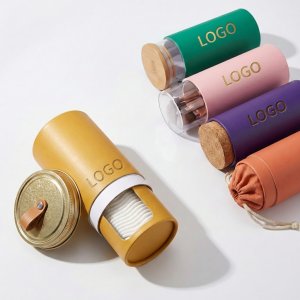 Modern Cylindrical Desktop Storage and Dispensing Tube