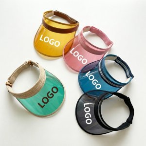 Transparent Tinted Sun Visor with Adjustable Headband