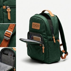 Multi-Pocket Professional Tech Backpack with Reinforced Accents